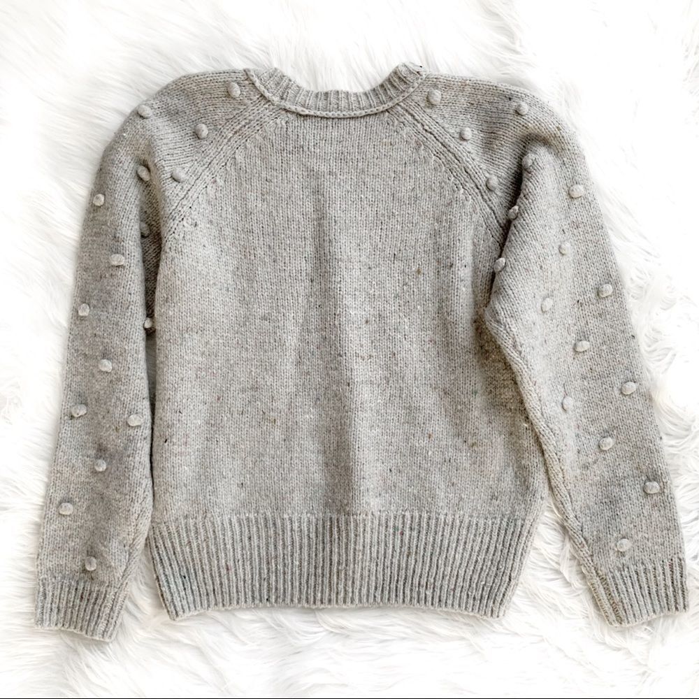 MADEWELL Janey Bobble Sleeve Pullover Sweater! - Picture 5 of 9